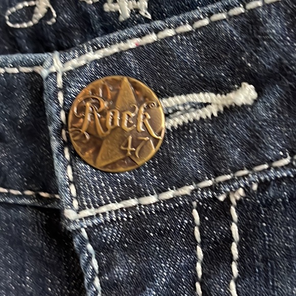 Rock 47 Wrangler Low Rise Boot-cut Jeans - 28x32 - Picture 5 of 7